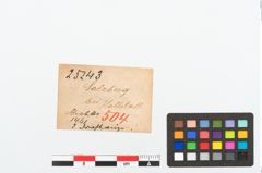 Etikett zu Bronzespiraldrahtarmring (NHMW-PRAE-025243)